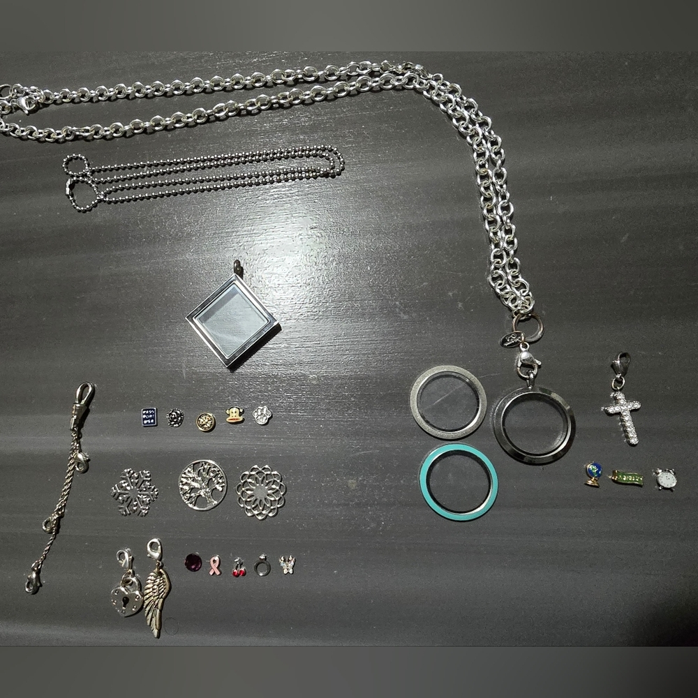 Oragami Owl And South Hill Lockets And Charms And Dangles LOT